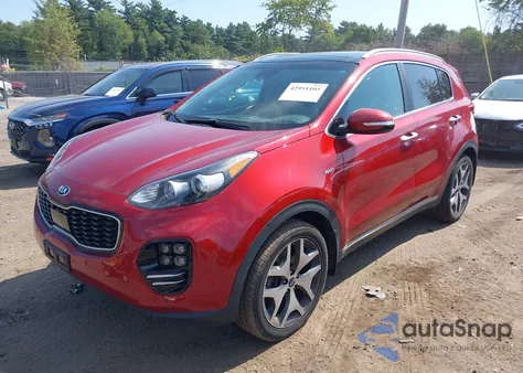 2017 Kia Sportage Sx Turbo из США, поврежденный, VIN KNDPRCA6XH7205305